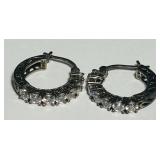 STERLING SILVER EARRINGS 3.60GRS
