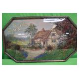 U - VINTAGE "GOD BLESS OUR HOME" ARTWORK (P137)