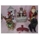 U - MIXED LOT OF CHRISTMAS FIGURINES (P409)