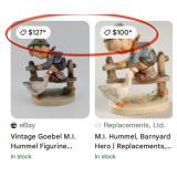 U - TWO VINTAGE GOEBEL HUMMEL FIGURINES (P480)