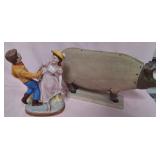 U - FIGURINE & FOLK ART PIG (P455)