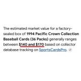 503 - VINTAGE 1994 ML BASEBALL CARDS UNOPENED (C26