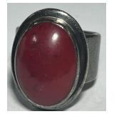 STERLING SILVER SIZE 6 RING 14.40GRS