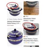 U - VINTAGE TUREEN & PLATES (P321)