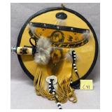 503 - NATIVE AMERICAN-STYLE WALL SHIELD (C41)