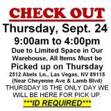 AUCTION PICK UP DAY & HOURS
