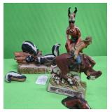 U - LOT OF PORCELAIN FIGURINES (AS IS) (P132)