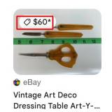 U - VINTAGE BUTTON HOOKS & MANICURE TOOLS (L67)