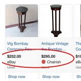 537 - COASTER HOME MARBLE TOP PLANT STAND (U5)