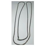 GOLD PLATED STERLING SILVER 40 INCH CHAIN  19.80GR