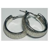 STERLING SILVER EARRINGS 5.80 GRS