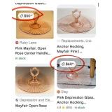 U - VINTAGE AMBER GLASS COLLECTIBLES (A133)