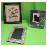 U - LOT OF THREE PHOTO FRAMES (P322)