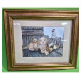 U - FRAMED ART 8X15" (P546)