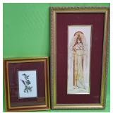 U - TWO PIECES FRAMED ART (P520)