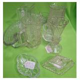 U - LOT OF VINTAGE CRYSTAL & GLASS COLLECTIBLES