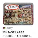 503 - VINTAGE ARABIAN NIGHTS-THEME TAPESTRY (U43)