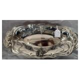 U - ART NOUVEAU STYLE SILVER PLATE BOWL (L19)