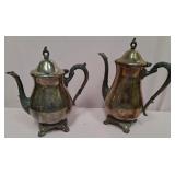 U - TWO VINTAGE TEAPOTS (P319)