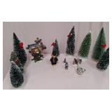 U - MIXED CHRISTMAS VILLAGE ACCESSORIES (P239)