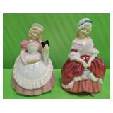 U - ROYAL DOULTON COOKIE & PEGGY FIGURINES (P44)