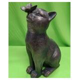 U - CAT & BUTTERFLY STATUETTE (P334)