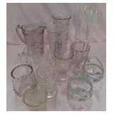 U - MIXED LOT OF VINTAGE GLASS COLLECTIBLES (P451)