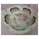 U - LARGE FLORAL DESIGN PORCELAIN BOWL (GERMANY)
