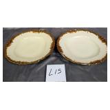 U - TWO PIECES VINTAGE LIMOGES DISHES (L15)