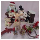 U - MIXED LOT OF CHRISTMAS DECORATIONS (P410)