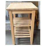 11 - WOODEN KITCHEN UTILITY STAND (U4)
