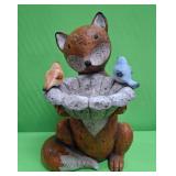U - FOX BIRD FEEDER 14"T (P127)