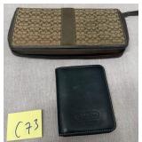 503 - TWO COACH WALLETS (C73)