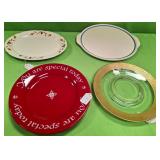 U - LOT OF FOUR COLLECTIBLE PLATES (P105)