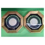 U - CERAMIC PLATES IN OCTAGONAL FRAMES (P172)