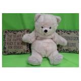 U - PLUSH BEAR & ACCENT PILLOWS (P376)