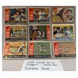 503 - 1959 WORLD SERIES BASEBALL CARDS (C25)
