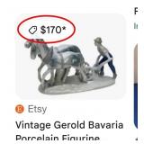 U - BAVARIAN PORCELAIN FIGURINE (P432)