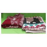 U - LOT OF TWO THROW BLANKETS (A266)