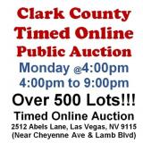 WELCOME TO OUR MON. @4pm ONLINE PUBLIC AUCTION