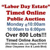 WELCOME TO OUR MON. @10am ONLINE PUBLIC AUCTION