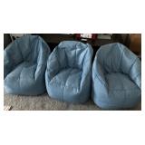 N2 - THREE BEAN BAG CHAIRS (A8)