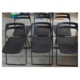 N2 - LOT OF SIX FOLDING CHAIRS (G17)