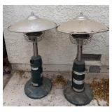 J2 - TWO PATIO HEATERS