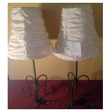 J2 - PAIR OF MATCHING TABLE LAMPS (L86)