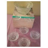 J2 - WATERFORD CRYSTAL SALAD SET (L70)