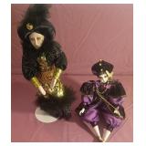 J2 - TWO COLLECTIBLE PORCELAIN DOLLS (L77)
