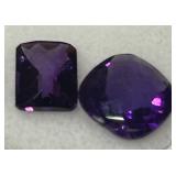 5.37CT  AMETHYST GEMSTONES