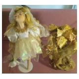 J2 - COLLECTIBLE DOLL & CHRISTMAS ANGEL (L12)