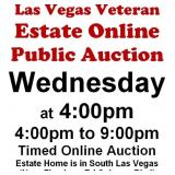 WELCOME TO OUR WED. @4pm ONLINE PUBLIC AUCTION
